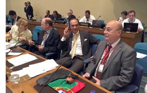 Presidente Hélder Esménio, o grande impulsionador deste reconhecimento da UNESCO em relação à Falcoaria Real