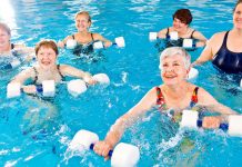 Hidroginástica na piscina de Azambuja abre o programa actividade física para todos